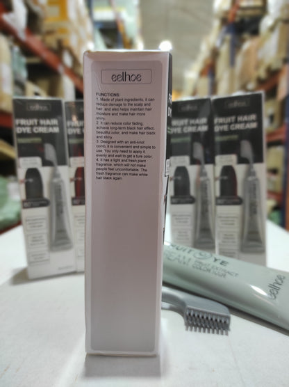 Crema para el cabello con peine para cubrir canas marron - additional image 4